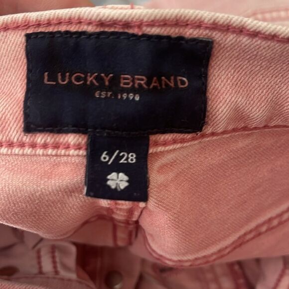 Women’s Lucky Brand 90s Loose Crop High Rise Denim Straight Leg size 6/28 - Picture 9 of 9